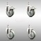 Service Caster 4 Inch 316SS Gray Polyurethane 10mm Threaded Stem Caster Lock Brake, 2PK SCC-SS316TSTTL20S414-PPUB-M1015-2-S2 - alternate 1